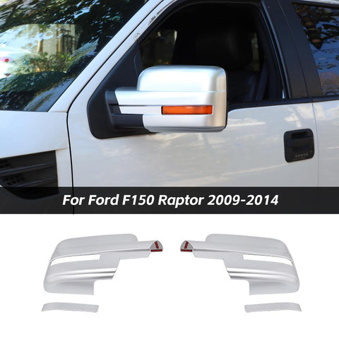 Rearview Mirror Cover Caps Trim Decor For Ford F150 Raptor 2009-2014 Accessories | CheroCar