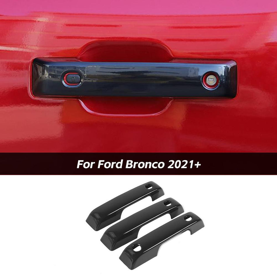 For 2021+ Ford Bronco 2Dr Exterior Door Handle Protector Shell Cover Trim
