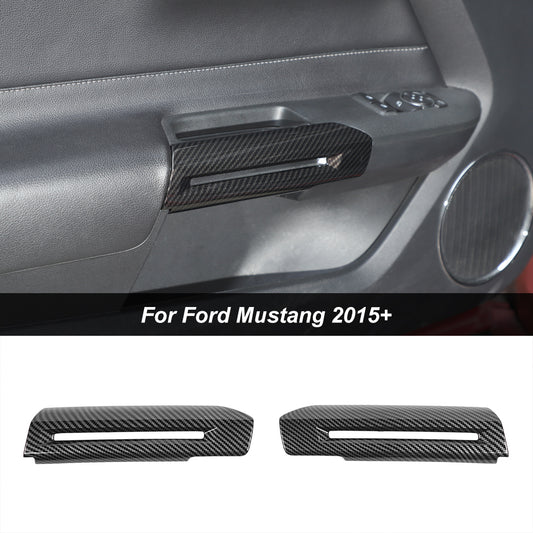 Inner Door Armrest Handle Cover Trim For Ford Mustang 2015+｜CheroCar