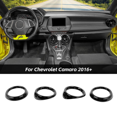 Air Vent Outlet Ring Cover Trim For Chevy Camaro 2016+｜CheroCar