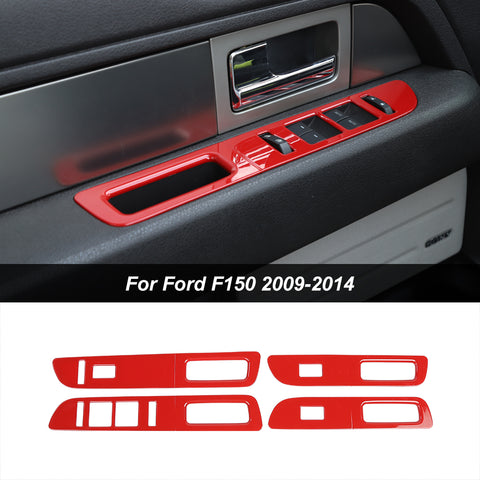 Window Lift Adjust Switch Panel Cover Trim For 2009-2014 Ford F150（NOT FIT Supercab）｜CheroCar