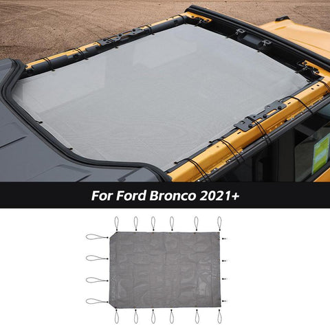 PVC Roof Mesh Insulation Net Cover For Ford Bronco 2021+ Accessories | CheroCar