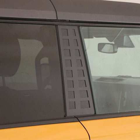 Center Pillar Door Window Trim Cover For Ford Bronco 2021+ Accessories Black  | CheroCar