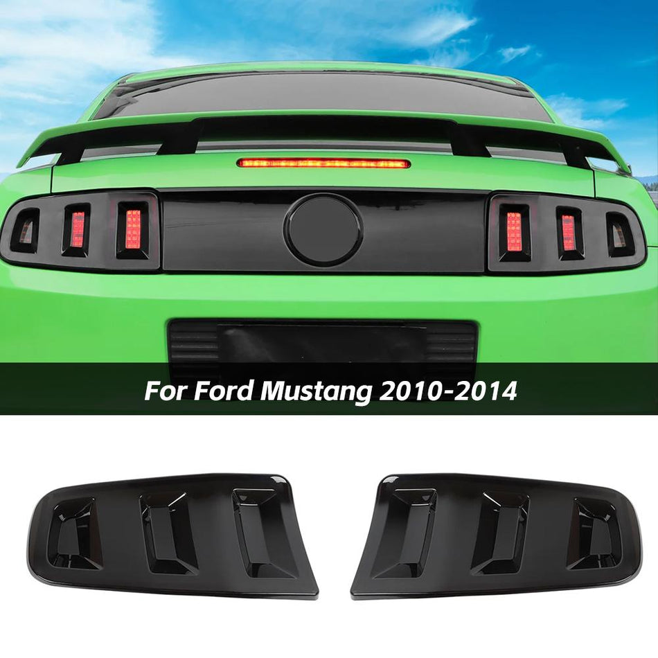 For 2010-2014 Ford Mustang Tail Light Lamp Cover Guard Trim Bezel