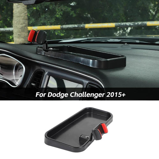 Dashboard Mobile Phone Holder Bracket Multifunction For Dodge Challenger 2015+ Accessories | CheroCar