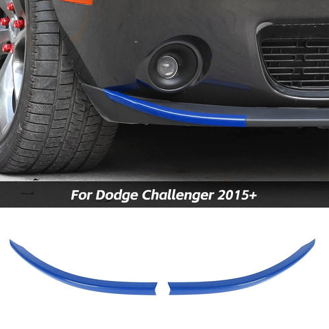 Front Bumper Lip Strip Trim Bezel for Dodge Challenger 2015+ Accessories｜CheroCar