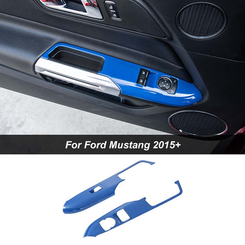 Window Lift Switch Button Trim Cover For Ford Mustang 2015+｜CheroCar