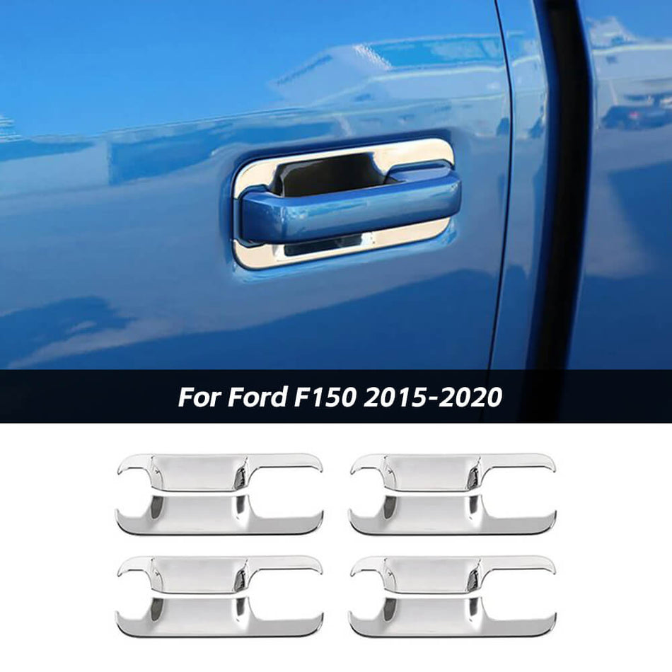 For 2015-2020 Ford F150 Exterior Door Handle Bowl Trim Cover Decor