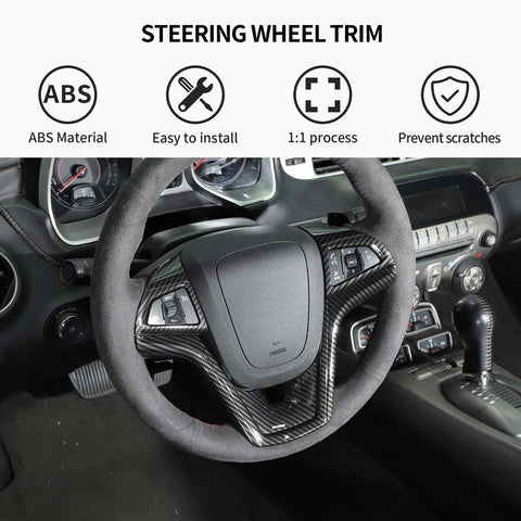 Steering Wheel Cover Trim For Chevrolet Camaro 2012-2015｜CheroCar