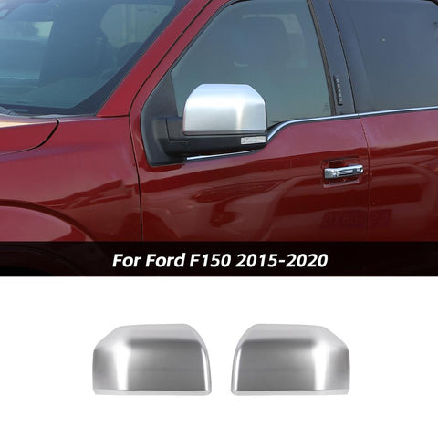 Side Door Rearview Mirror Cover Trim Frame For Ford F150 2015-2020 Accessories | CheroCar