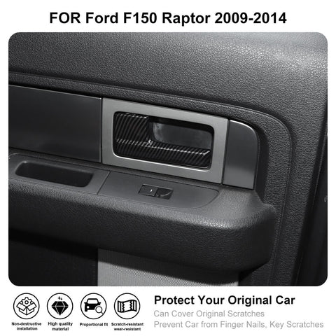 Interior Door Handle Decor Cover Trim For 2009-2014 Ford F150 Raptor｜CheroCar