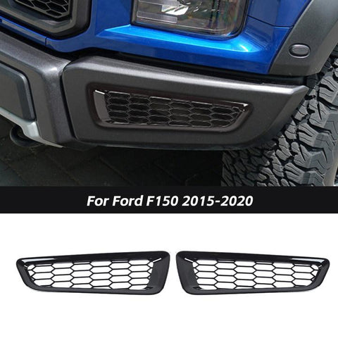 Honeycomb Front Bumper Fog Light Cover Trim For Ford F150 2015-2020 Accessories | CheroCar