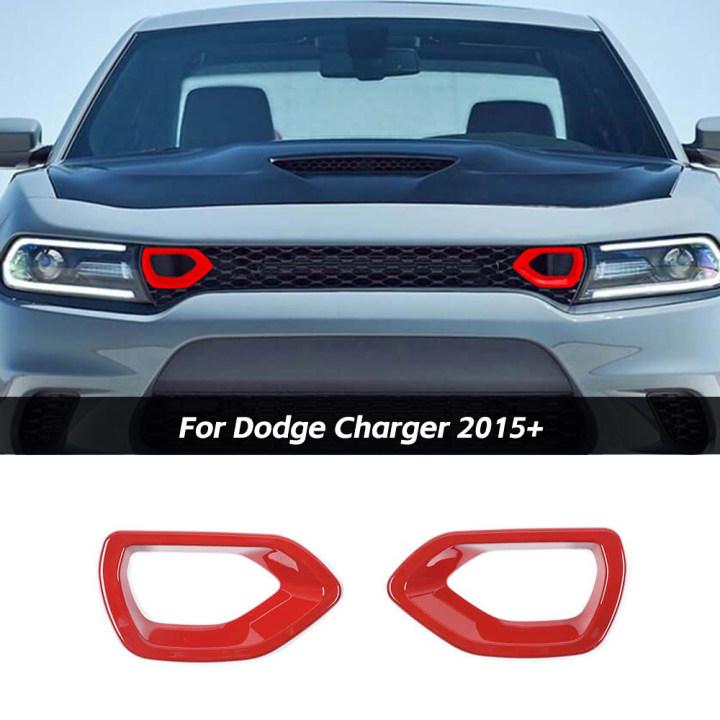 For 2015+ Dodge Charger Front Bumper Center Grille Trim