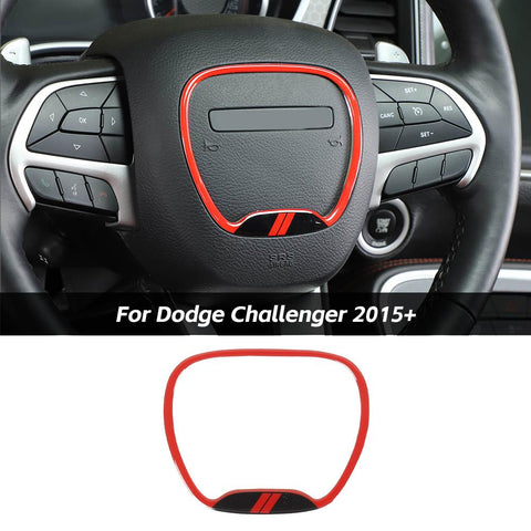 Steering Wheel Center Trim Ring for Dodge Challenger & Charger 2015+ & Durango 2014+｜CheroCar