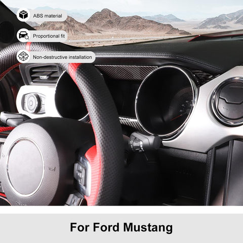 Inner Dashboard Panel Strip Decor Cover Trim For Ford Mustang 2015-2018 Accessories | CheroCar