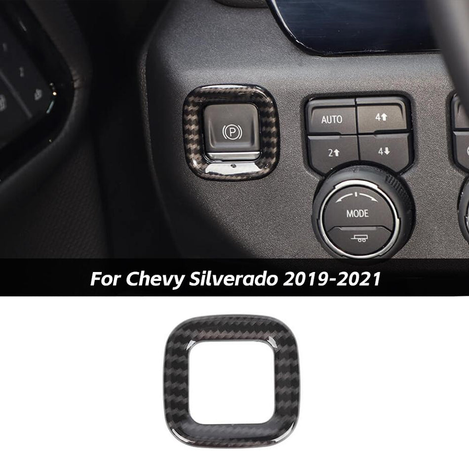 For 2019-2021 Chevy Silverado& GMC-SIERRA Electronic Handbrake Park Button Cover Trim