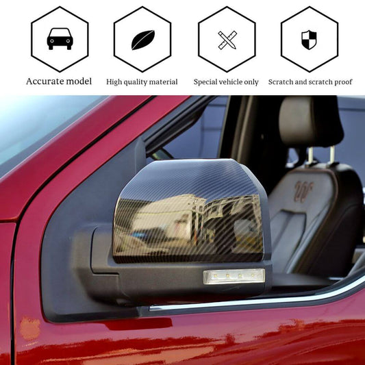 Rearview Mirror Cover & Door Handle Trim For Ford F150 2015-2020 Accessories｜CheroCar