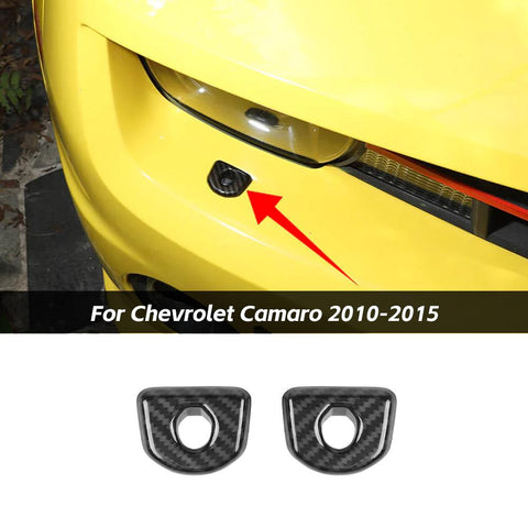 For 2010-2015 Chevrolet Camaro Headlight Cleaning Nozzle Trim Decor Cover