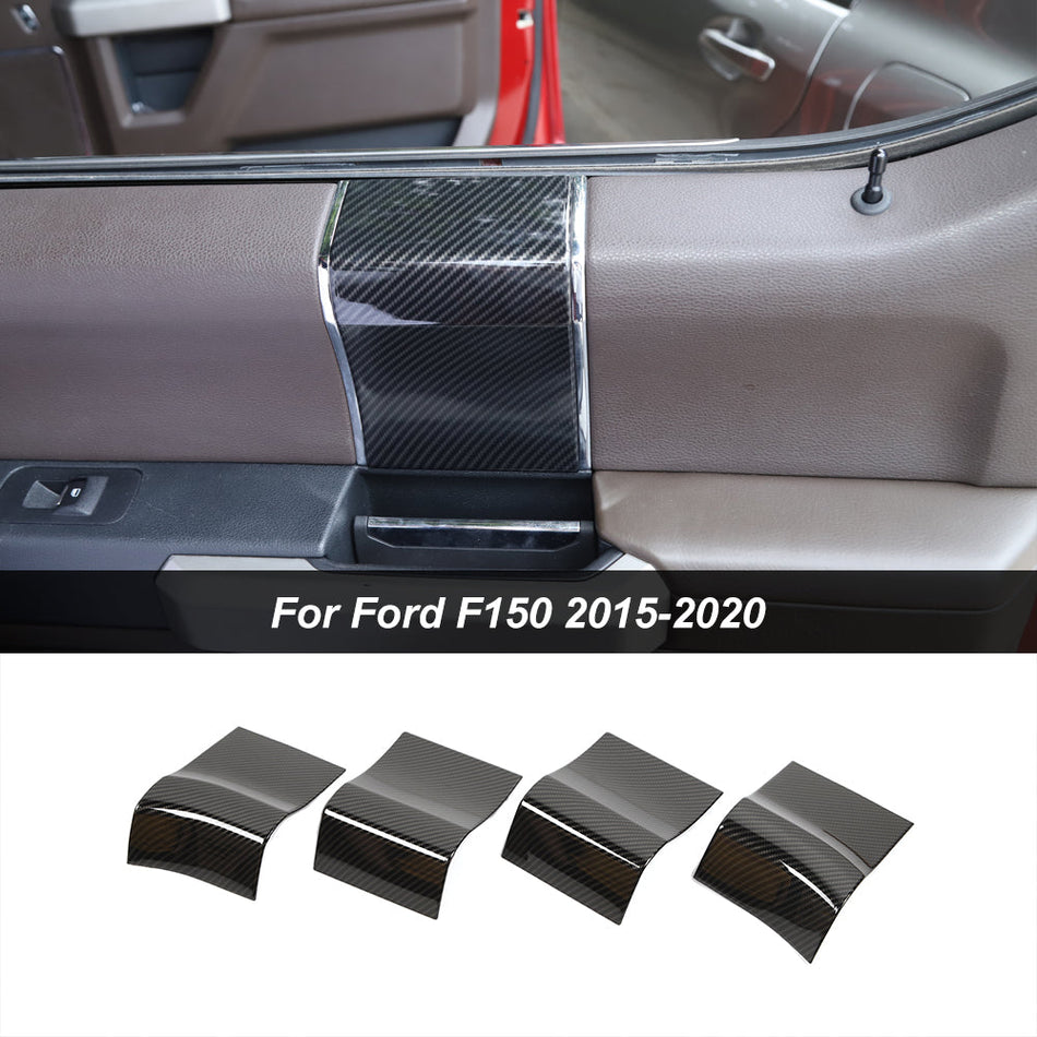 For Ford 2015-2020 F150 & 2017-2022 F250 F350 Interior Door Handle Covers Trim Panel