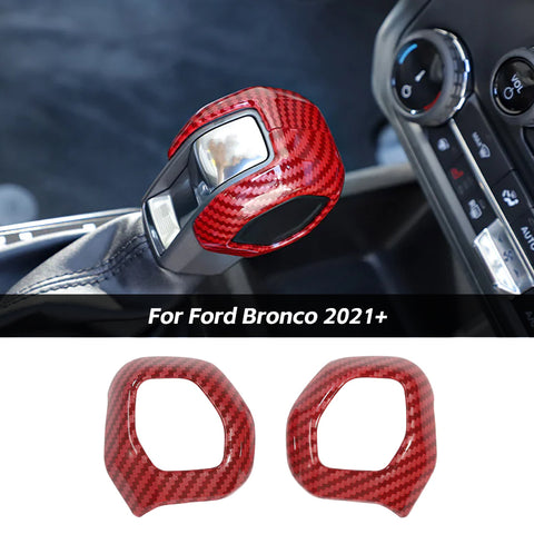 Gear Shift Knob Head Cover Decoration Trim for Ford Bronco 2021+ Accessories｜CheroCar