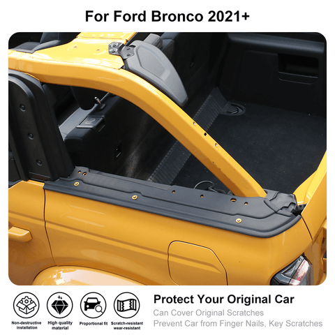 For Ford Bronco 2021+ Black Car Roof Mounting Hole Pad Cover Accessories 4Door | CheroCar