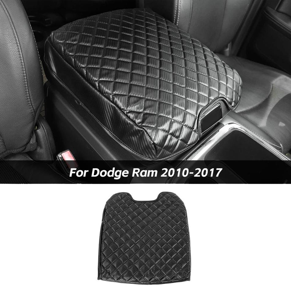 For 2009-2018 Dodge Ram 1500 2500 3500 Leather Central Armrest Box Cushion Cover Pad
