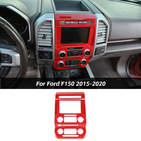 Central Control GPS Navigation Panel Trim Cover For Ford F150 2015-2020 Accessories | CheroCar