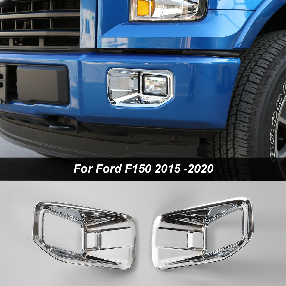 For 2015-2017 Ford F150 Front Bumper Fog Light Lamp Cover Trim