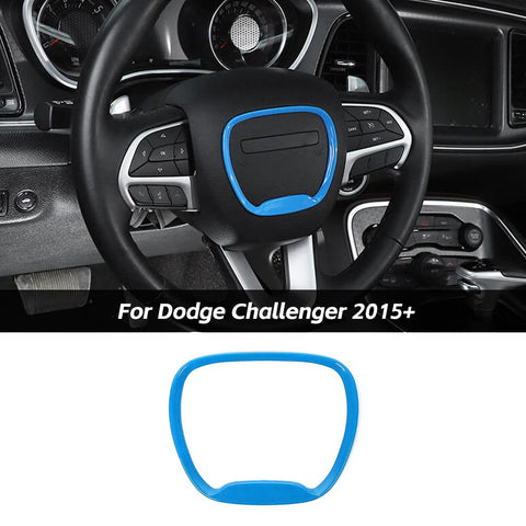 Steering Wheel Moulding Frame Cover Trim For Dodge Challenger 2015+ & Charger 2015+ & Durango 2014+｜CheroCar