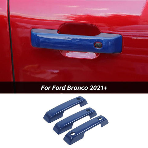 Exterior Door Handle Protector Shell Cover Trim For Ford Bronco 2021+ 2Dr Accessories | CheroCar