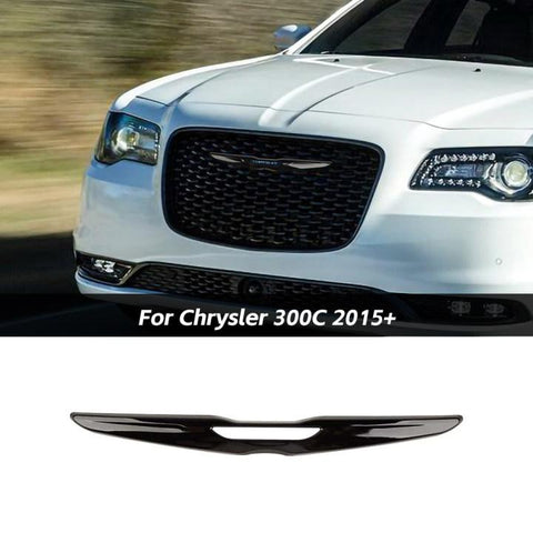 Front Center Net Grid Car Logo Badge Cover Trim For Chrysler 300/300C 2015+｜CheroCar