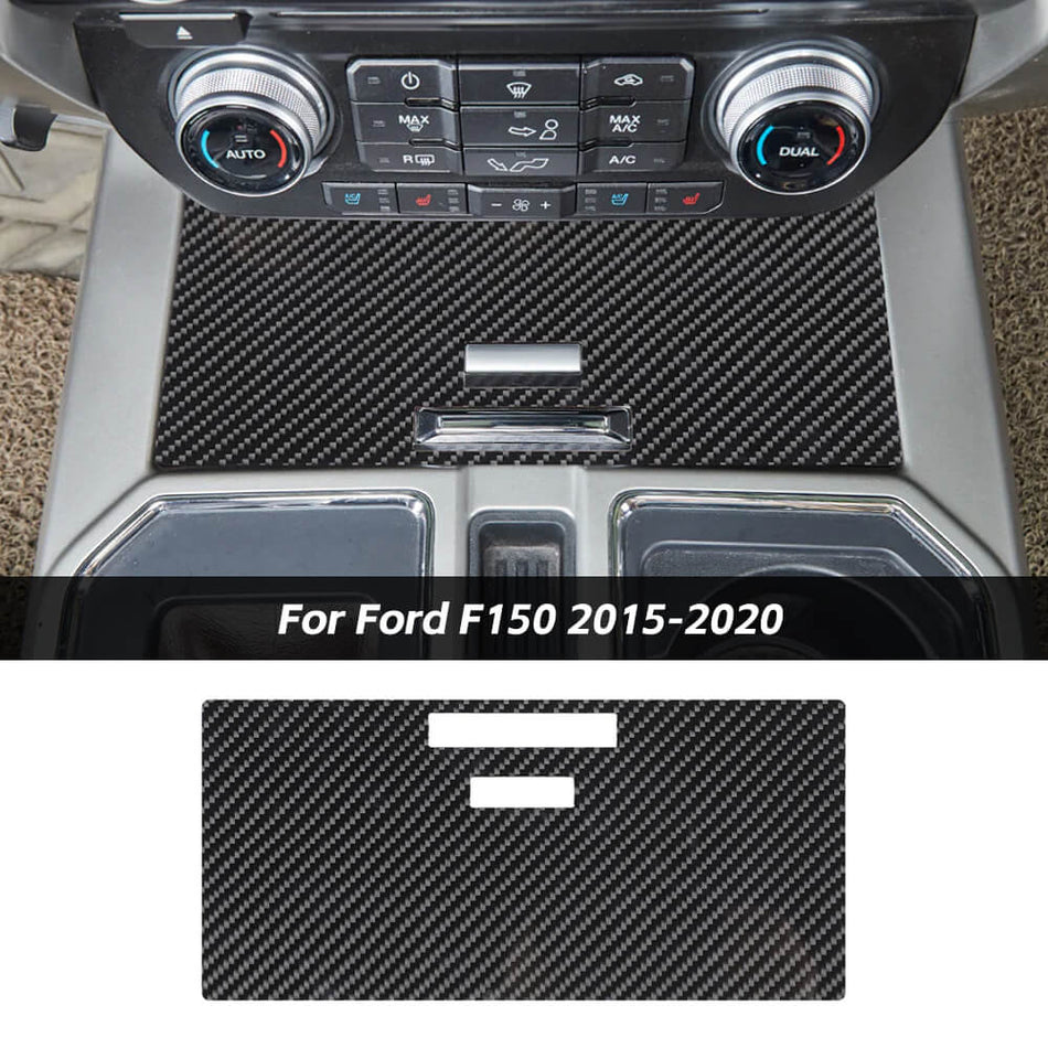 For 2015-2020 Ford F150 Console Storage Box Cover Trim