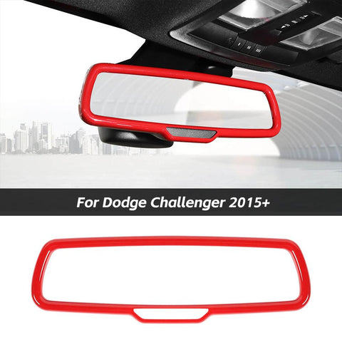 Interior Rearview Mirror Cover Trim Bezel for Dodge Challenger 2015+ & Charger 2011+ & Ram 2010-17 & Durango 2011+｜CheroCar