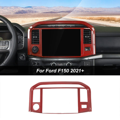 Center Console GPS Navigation Panel Trim Frame For Ford F150 2021+｜CheroCar