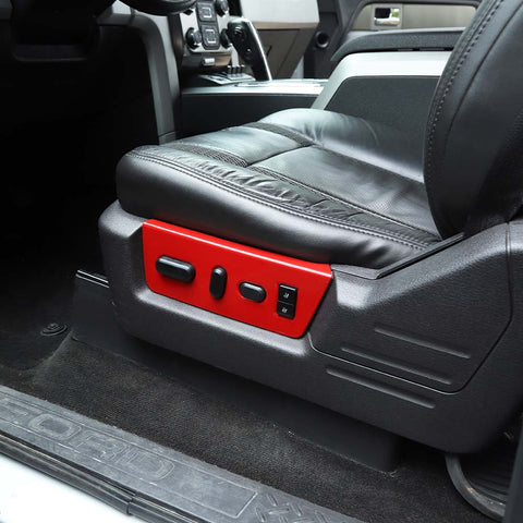 Seat Adjustment Button Panel Cover For Ford F150 Raptor 2009-2014 Accessories | CheroCar