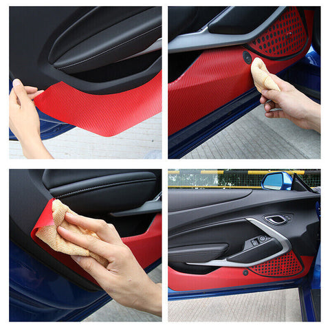 Car Door Anti Kick Trim Decor Sticker For Chevrolet Camaro 2017+ Accessories | CheroCar