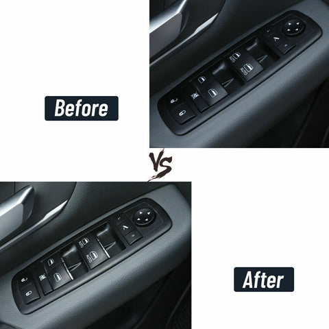 Inner Window Switch Button Cover Trim For Dodge Charger/Durango/300C 2011+ Ram 2010+ Accessories | CheroCar